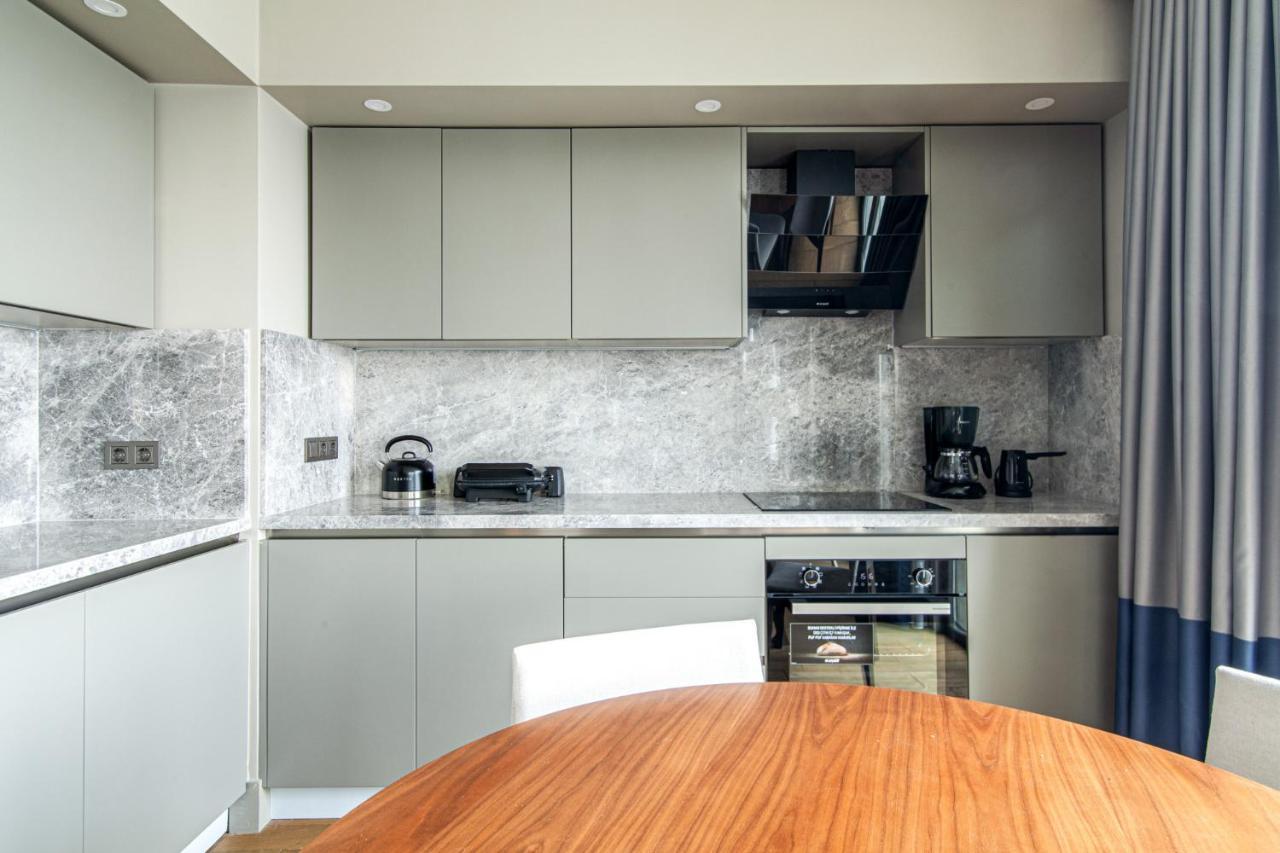 Flat With Panoramic Bosphorus View In Cihangir Istanbul Bagian luar foto