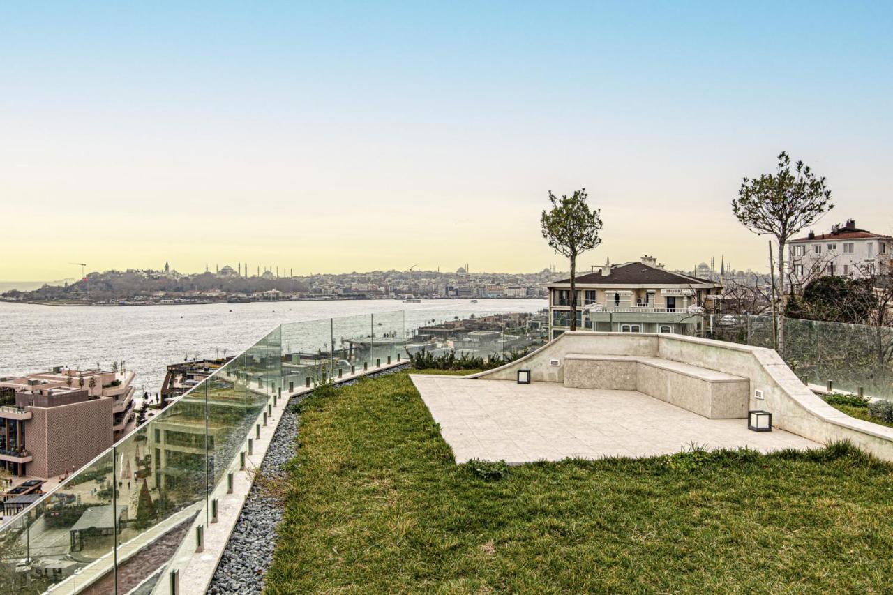 Flat With Panoramic Bosphorus View In Cihangir Istanbul Bagian luar foto