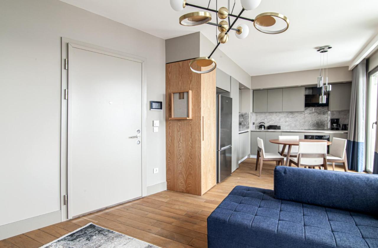 Flat With Panoramic Bosphorus View In Cihangir Istanbul Bagian luar foto